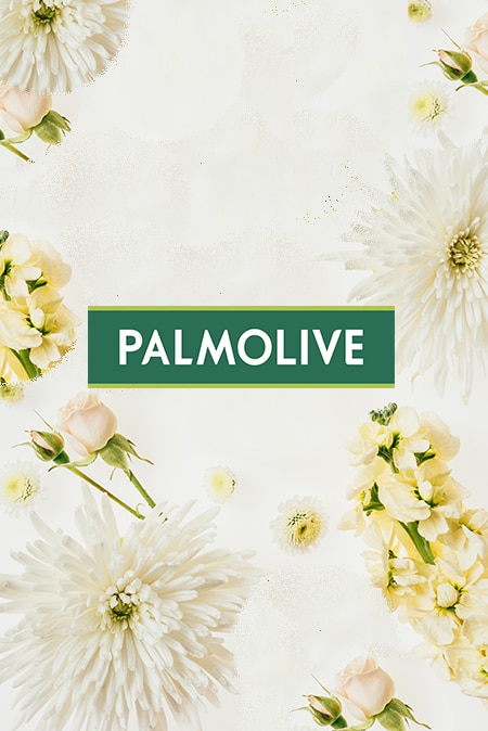 Palmolive Logo with flowers